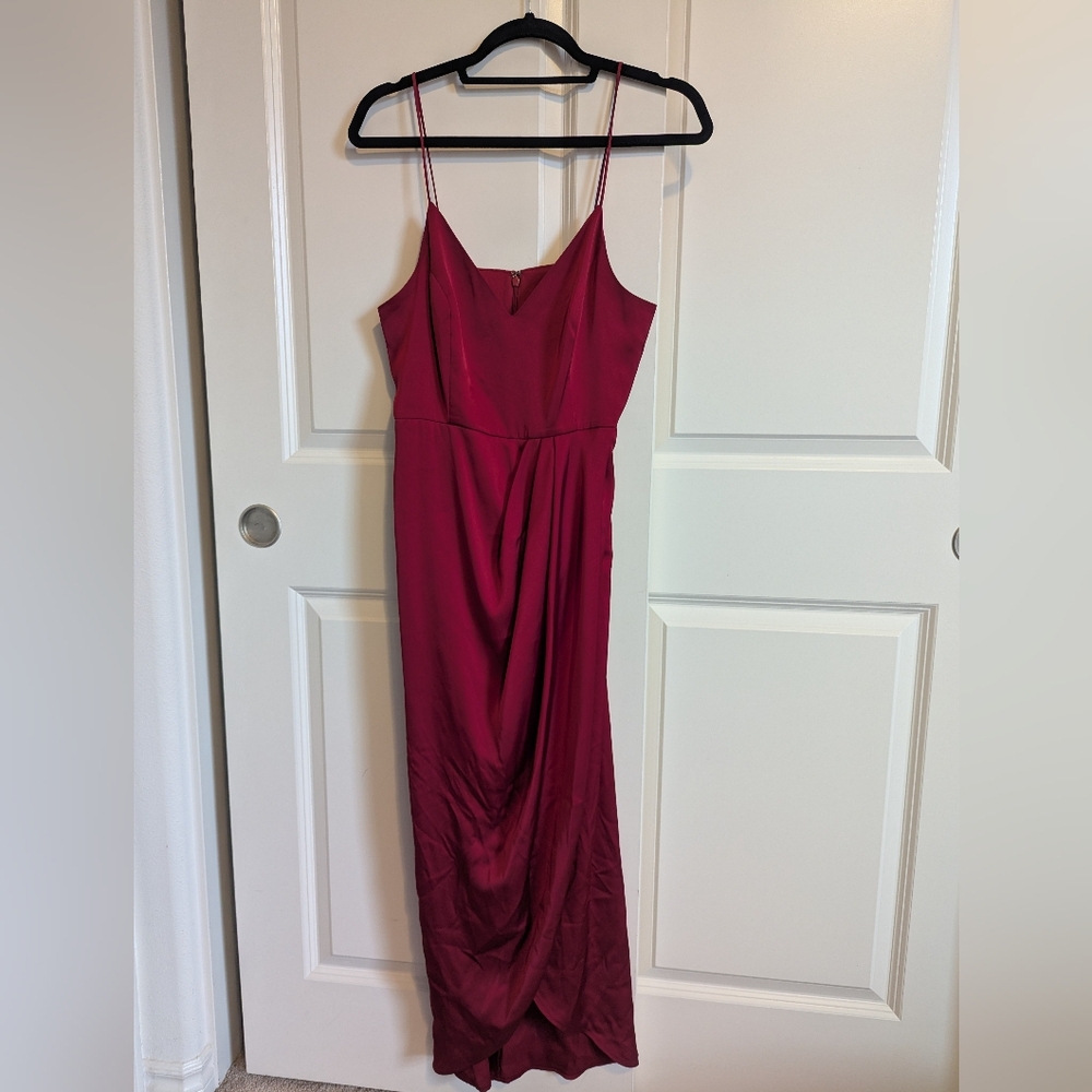 Express Red Maxi Dress